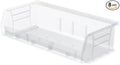 Akro-Mils 30232 AkroBins Plastic Storage Bins, Space-Saving Stackable Bins for Garage, Pantry, Craft Organization, 5-Inch x 11-Inch x 3-Inch, Clear, 8-Pack