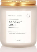 Coconut Lush Scented Candle | Inspired by VS Coconut Passion | 7oz Soy Wax Long Lasting Scented Candle for Women | Gift for Women Sensual Warm and Cozy Fragrance