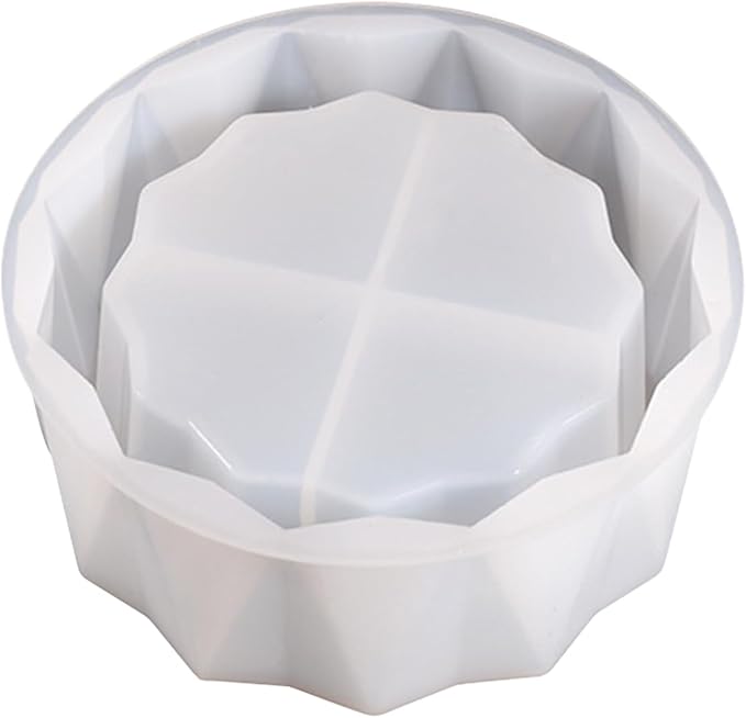 Silicone Planter Mold, 5.9'' for Succulent Pot, Round Silicone Molds for Casting Resin, Plaster, Concrete Cement, DIY Jewelry, Makeup Storage Container, Flower Cement Molds