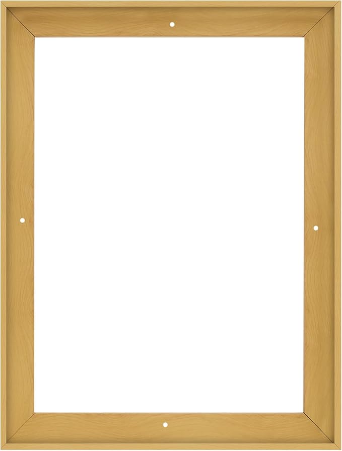 Pixy Canvas Floater Frame 22x30 for 1-1/2 (1.5) inch Deep Canvas Paintings/Canvas Prints/Wood Canvas Panels/Wall Art/Wall Decor/Home Decor/Artwork (Light Maple, 22 x 30 inch, Portrait)