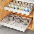 Pull out Cabinet Organizer, Slide out Drawers for Kitchen Cabinets, Adhesive Nano Film, No Drill Install, DIY - adjustable - Expandable - Kitchen accessories – Home Essentials (12.6"~20.5") 1PC