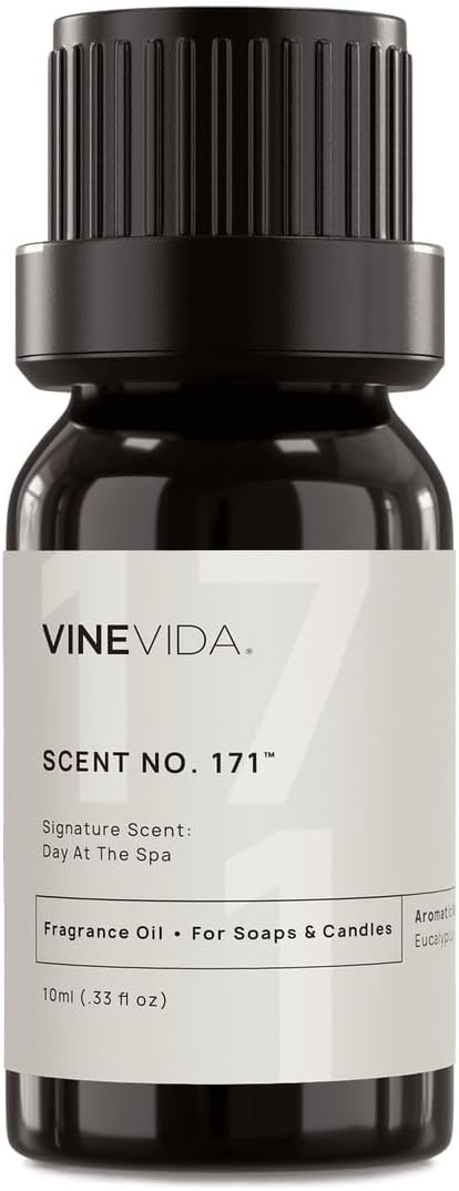 VINEVIDA [10 ml] Day at The Spa; Fragrance Oil for Candle Making and Soap Making - Premium Candle Scents for Soy Candles