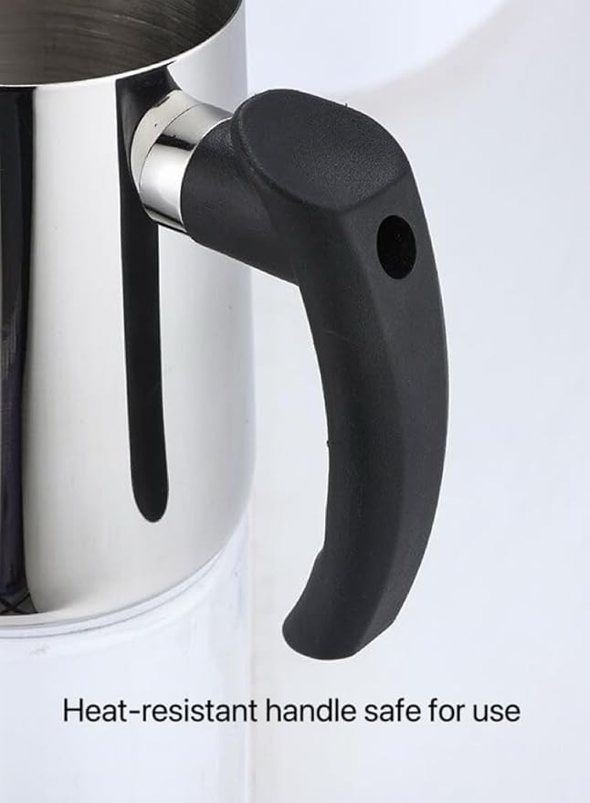 Harnico Candle Making Pouring Pot 1.3L Wax Pouring Pot Candle Making Pitcher with Heat-Resistant Handle and Dripless Pouring Spout Design with Candle Jars, Wicks, Stickers, Centering Device