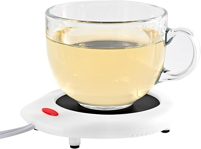ASAWASA Candle Warmer for Large Jar, Coffee Mug Warmers, Safely Releases Scents Without a Flame, Melt The Candle Quickly, Enjoy Your Warm Coffee Tea. Gifts for Festival Birthday Women Men Mom Dad