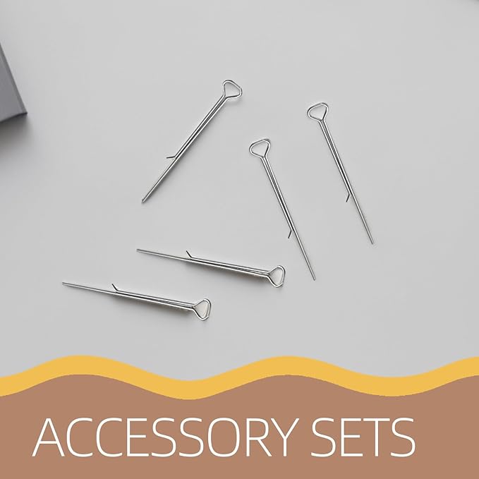 MAGICLULU Candle Wick Centering Clips 12Pcs Carbon Steel Wick Holders for DIY Candle Making Fixing Tool Compatible with Various Container Shapes 4.33In Length