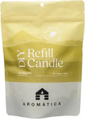 Bluecorn Aromática White Lily Scented Candle Refill Kit – Blooming Lilies, Foliage & Violet | Clean-Burning Coconut Wax | Non-Toxic Fragrance | 100% Compostable Pouch | DIY Candle Refill | Made in USA