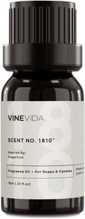 VINEVIDA [10mL] Grapefruit Fragrance Oil for Candle Making - Natural Candle Oil Scents - Soap Making Essential Oil - Made in USA