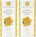 BEESWORKS Yellow Beeswax Bars (12 oz) | 100% Pure, Cosmetic Grade, Triple-Filtered Beeswax for DIY Skin Care, Lip Balm, Lotion and Candle Making (1 oz Bars - 2 Packages of 6)