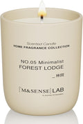 M&SENSE Natural Soy Candle| Forest Lodge | 5.3 oz | Mini Spring Scented Candles for Relaxation, Valentines Day Gift, Home Décor | for Bedroom, Office, Party Small