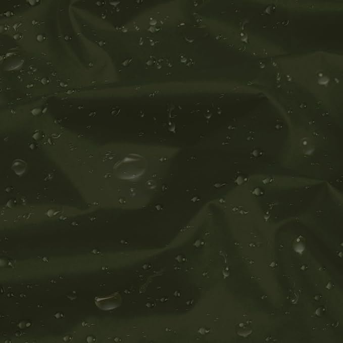 Vonty Waterproof Fabric Ripstop Nylon Fabric by The Yard - 60 Inch Wide(3 Yard), Water Proof Dark Olive Fabric Lightweight Kite Fabric for Tent Bag Tarp DIY Craft Travel Outdoor