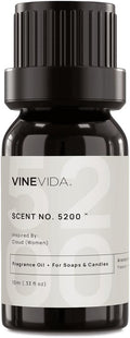 VINEVIDA [10mL] Cloud (Women) Fragrance Oil for Candle Making - Natural Candle Oil Scents - Soap Making Essential Oil - Made in USA