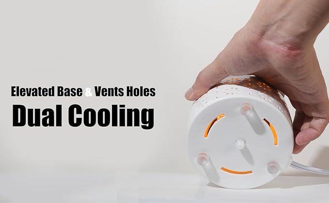 Ceramic Electric Wax Melt Warmer & Cube Oil Melter Cute Small Warmers Aromatherapy for Home Decorative Burner Melts Scented Candle Tart Scent Warm Fragrance