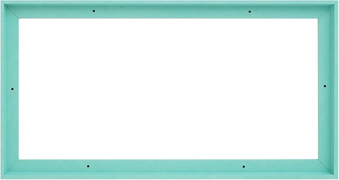 Pixy Canvas Floater Frame 27x40 for 3/4 (0.75) inch Deep Canvas Paintings/Canvas Prints/Wood Canvas Panels/Wall Art/Wall Decor/Home Decor/Artwork (Lucite Green, 27 x 40 inch, Landscape)