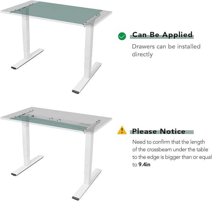 Pull-Out Desk Drawer - Office Storage Organizer Mounts Easily, Space-Saving Slide-Out Drawer for Under Desk (23.22 in Internal Width)