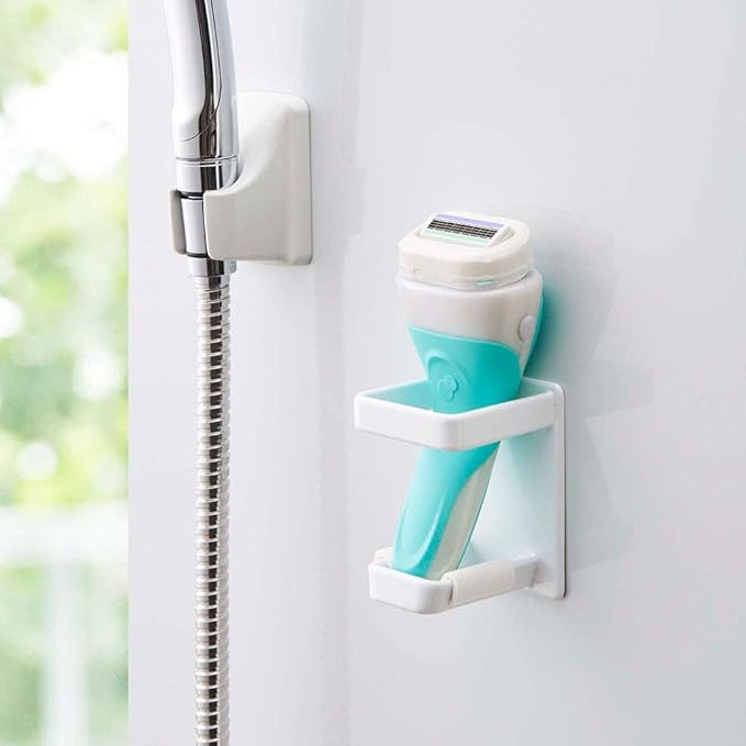 山崎実業(Yamazaki) BT-TW AJ WH Electric Shaver Holder, 約W6XD6XH8cm, wht