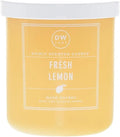 DW Home Fresh Lemon Scented Candle for Home, 9 oz, Medium Single Wick Candle Jar, Up to 33H Burn Time, Luxury Scented Candle for Relaxation, Gifting, Home Décor