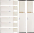 8 Drawer Organizer and Dividers, Organize Silverware and Utensils in Home Kitchen, Divider for Clothes in Bedroom Dresser, Designed to Not Snag Underwear and Bra Fabrics, Bathroom Storage Organizers
