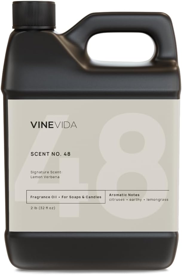 VINEVIDA [32oz] Lemon Verbena Fragrance Oil for Candle Making and Soap Making - Premium Candle Scents for Soy Candles
