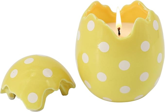 Easter Decorations - Easter Eggs Scented Candle, Easter Gifts for Women, Vanilla Candles(8.5oz)