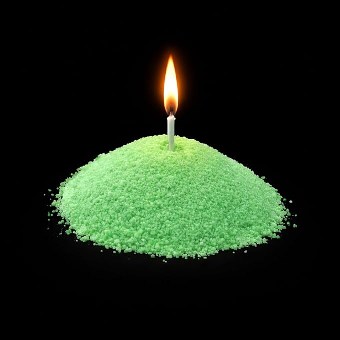 Sand Wax Candle Making Kit – 5 Wooden Wicks & 15 Cotton Wicks, 500 g Premium Fragrance-Free Sand Wax (Sage Drift)