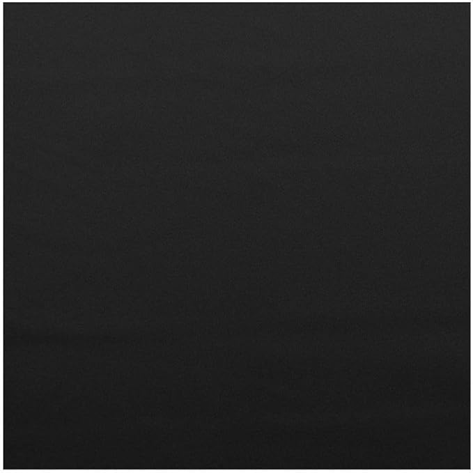 Mybecca Waterproof Canvas Marine Fabric 600 Denier Indoor/Outdoor PU Backing UV Protector Black 1 Yard