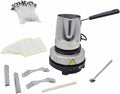 DIY Candle Making Kit with Wax Melter Electronic Hot Plate, DIY Candles Make Your Own Set, Scented Candle Gift Set with Digital Thermometer for Candle Making, Pouring Pot, Full Candle Kit
