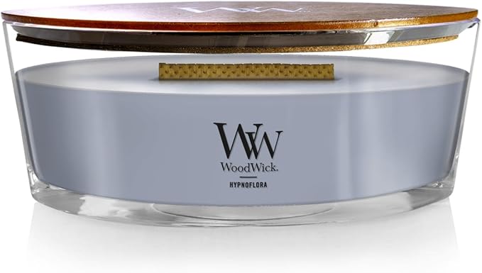 WoodWick Hypnoflora Scented Ellipse Candle, Crackles as it Burns, Up to 50 hrs Burn time, Perfect for Gifting or Home décor, 21oz