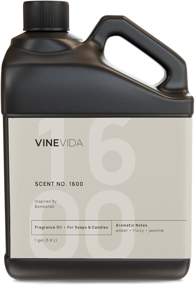 VINEVIDA [128oz] Fragrance Oil for Candle & Soap Making - Made in USA Natural Candle Scents