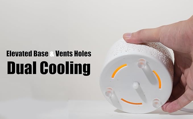 Ceramic Electric Wax Melt Warmer & Cube Oil Melter Cute Small Warmers Aromatherapy for Home Decorative Burner Melts Scented Candle Tart Scent Warm Fragrance