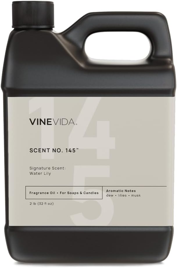 VINEVIDA [32 oz] Water Lily; Fragrance Oil for Candle Making and Soap Making - Premium Candle Scents for Soy Candles