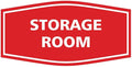 Signs ByLITA Fancy Storage Room Sign (Red) - Small 10 Pack