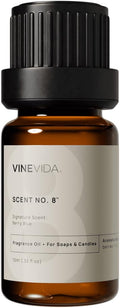 VINEVIDA [0.33oz] Scent No.8 Fragrance Oil for Candle Making and Soap Making - Premium Candle Scents for Soy Candles