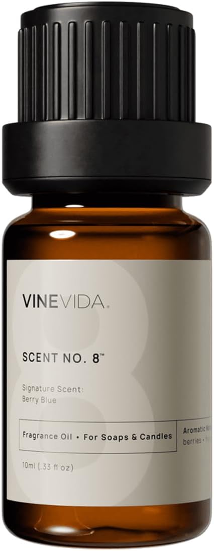 VINEVIDA [0.33oz] Scent No.8 Fragrance Oil for Candle Making and Soap Making - Premium Candle Scents for Soy Candles
