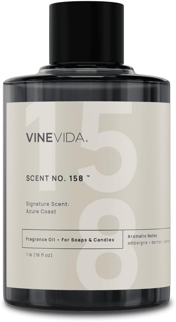 VINEVIDA [16 oz] Azure Coast; Fragrance Oil for Candle Making and Soap Making - Premium Candle Scents for Soy Candles