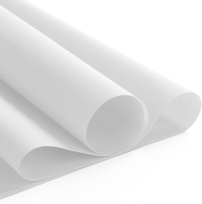 Nylon Fabric, 58"W 420D Waterproof Fabric 1 Yard Ripstop Nylon Material Outdoor Upholstery Twill Sewing Material for Patio Chair, Lining, Cushion, Purse, Tote Bag, Tent, Tarp Cover, DIY Project White