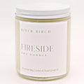 River Birch Candles Fireside Scented Candle | Premium, All-Natural, Non-Toxic, Soy Candles | 8.5oz 40 Hr Burn Time | Cozy Relaxing Gifts for Home