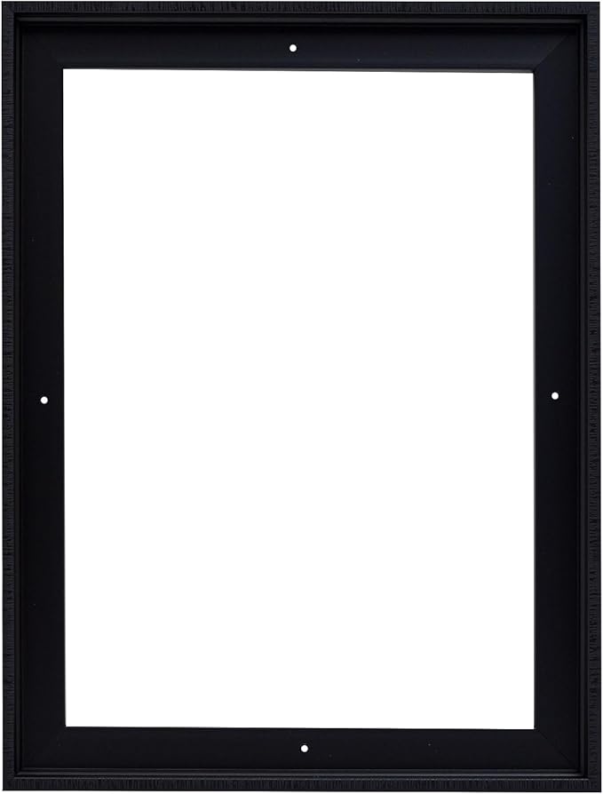 Pixy Canvas Floater Frame 14x20 for 3/4 (0.75) inch Deep Canvas Paintings/Canvas Prints/Wood Canvas Panels/Wall Art/Wall Decor/Home Decor/Artwork (Black Stripe, 14 x 20 inch, Portrait)