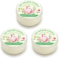 Pet House Mini Candles for Pet Odor Made with Natural Soy Wax, Plant Based, Dog and Cat Friendly Scented Candles, Bamboo Watermint Pack of 3