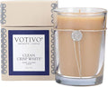 VOTIVO 6.8oz Aromatic Candle-Clean Crisp White