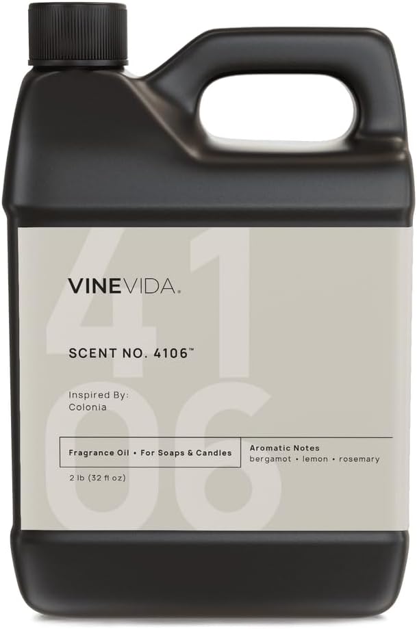 VINEVIDA [32oz] Colonia Fragrance Oil for Candle Making - Natural Candle Oil Scents - Soap Making Essential Oil - Made in USA