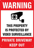 Warning Private Driveway Keep Out 12X8 Inch Tin Sign Great For Garden And Yard Wall Decor