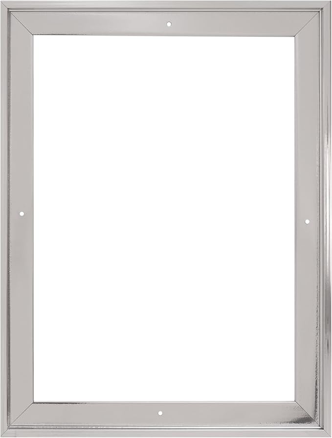 Pixy Canvas Floater Frame 14x20 for 3/4 (0.75) inch Deep Canvas Paintings/Canvas Prints/Wood Canvas Panels/Wall Art/Wall Decor/Home Decor/Artwork (Chrome, 14 x 20 inch, Portrait)
