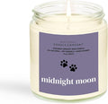 Midnight Moon | Pet Friendly Candle | Soy-Free Coconut Apricot Wax | Clean Burning | Non-Toxic | Veterinarian Approved | Pet Odor Eliminator | Air Freshening Scented Candle | 9 oz