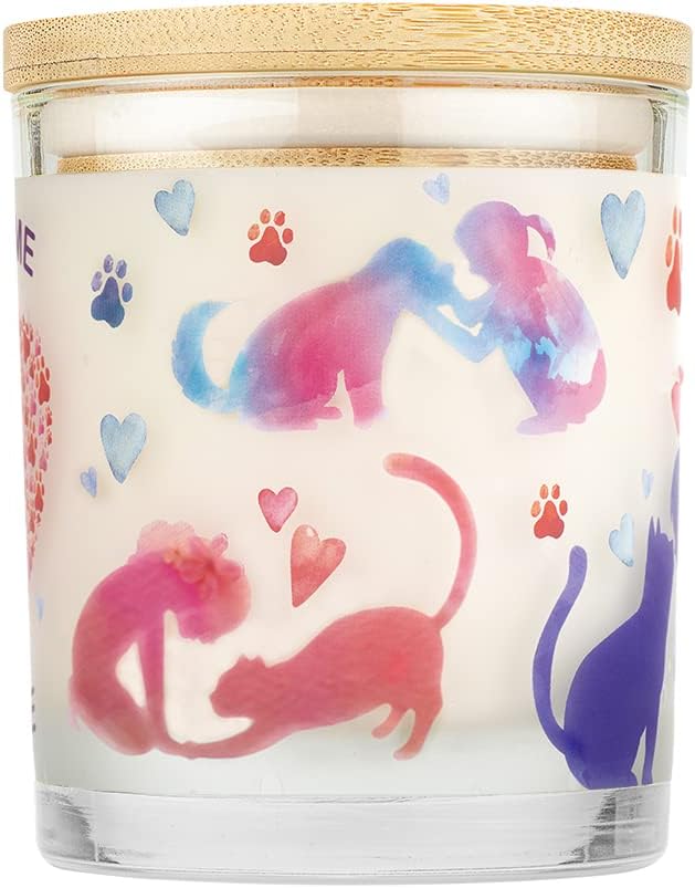 One Fur All Welcome Home Candle - Pet Odor Eliminator - Non-Toxic Scented Candle, Gotcha Day Gift