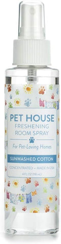 One Fur All Pet Air Freshener 4 OZ Concentrated Room Spray for Pet Odor, Sunwashed Cotton, Pack of 1