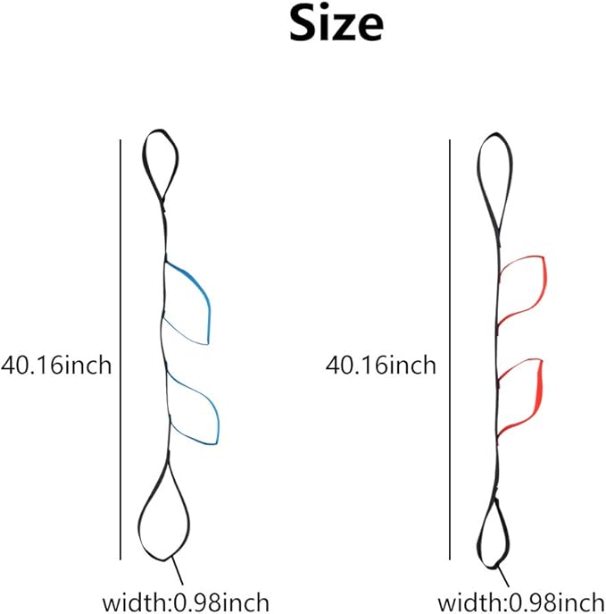 40 Inch Long Leg Lifter 1PCS |Durable & Foot Loop Hand Grip for Elderly, Ideal Mobility Tool for Wheelchair, Hip Knee Replacement Surgery (DARKBLUE)