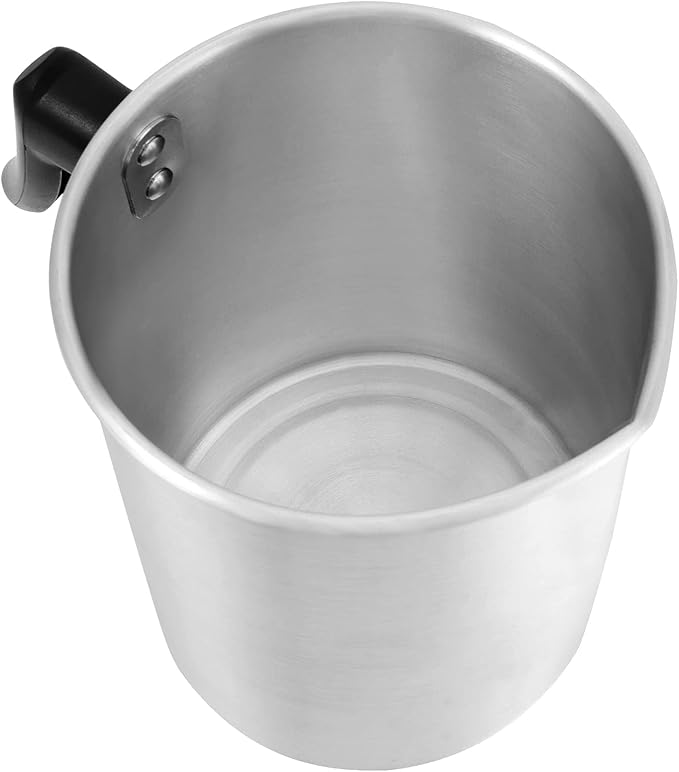 FUNSUEI 2 Packs Candle Making Pouring Pot, 4 Pounds Wax Melting Pot with Dripless Pouring Spout & Heat-Resisting Handle, Aluminum Candle Making Pitcher for DIY Candle Making Kits,