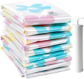 Vacuum Bstorage Bhome Organizer Foldable Clothes Organizer Seal Compressed Travel Saving Bpackage with Hand Pump/Multicolor/70 * 50Cm*10Pcs