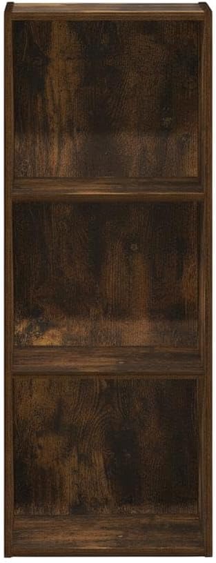 Furnifact Amber Pine Bookcase with Sturdy Wood Construction, Spacious Open Shelves, Modern Design, Durable and Stylish for Home or Office Decor