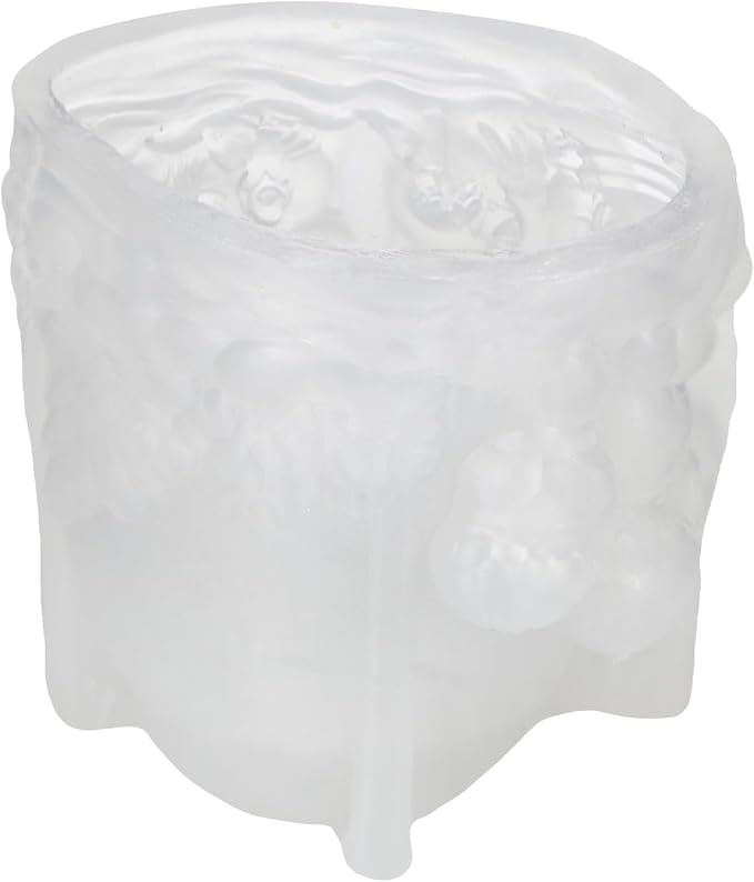 XIAOSHUI Magic House Relief Cylinder Candle Molds 3D Fairy Forest House Candle Silicone Mold for Candles Making Resin Casting Aromatherapy Candles Gypsum Craft Home Decorate